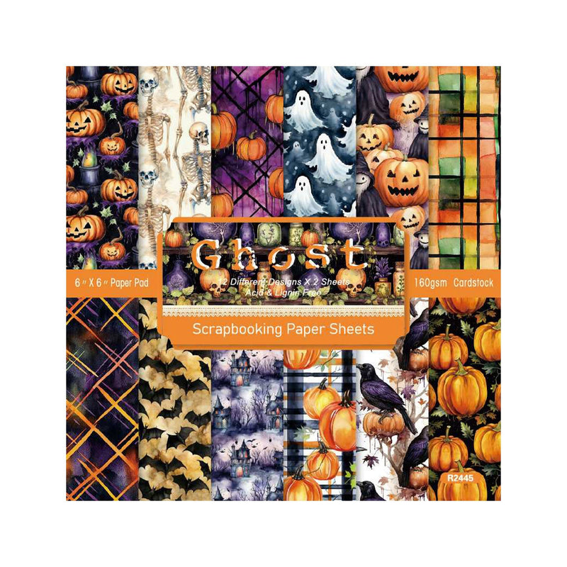 Poppy Crafts 6"x6" Halloween Collection Paper Pack