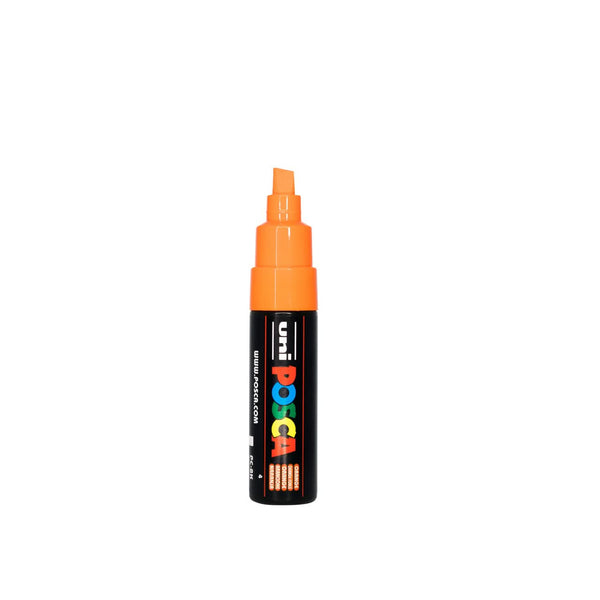 POSCA Bold Chisel Tip Paint Marker Pen PC-8K - Orange