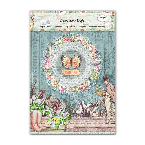 Poppy Crafts A5 Paper Pack #6 - Garden Life