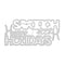 Poppy Crafts Cutting Dies #948 - Christmas Collection - Happy Holidays