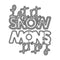 Poppy Crafts Cutting Dies #951 - Christmas Collection - Let it Snow