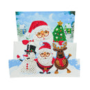 Poppy Crafts Diamond Art 3D Christmas Greeting Card