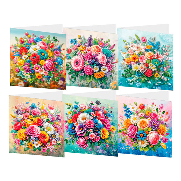 Poppy Crafts Diamond Art Greeting Card Kit #26 - 6 Pack