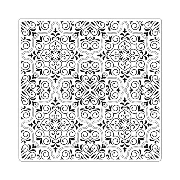 Poppy Crafts Embossing Folder #326 - Damask Damask