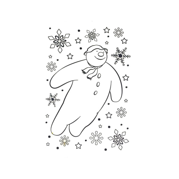 Poppy Crafts Embossing Folder #340 - Snowman Snowflake