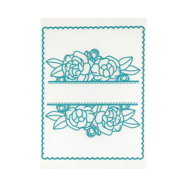 Poppy Crafts Embossing Folder #355 - Rose Frame