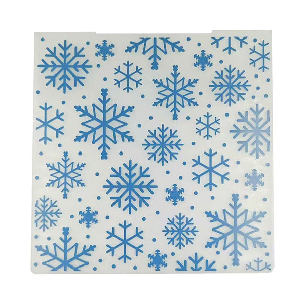 Poppy Crafts Embossing Folder #393 - Big Snowflakes