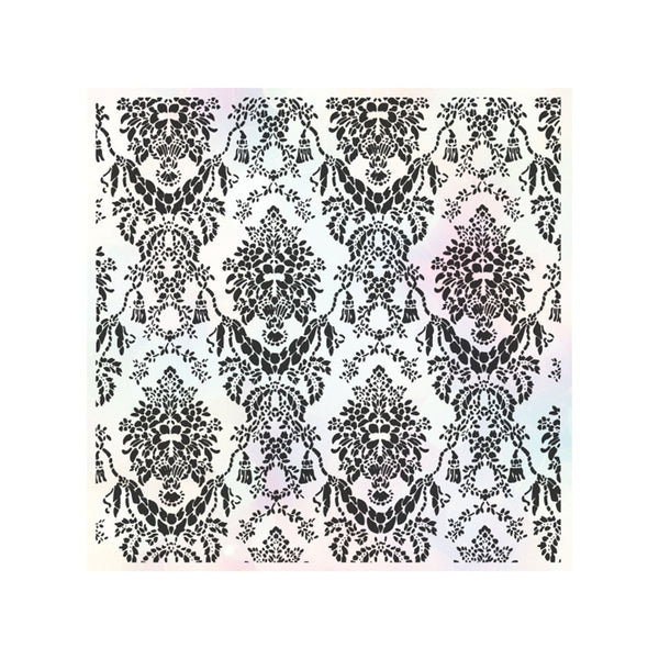 Poppy Crafts Clear Stamps #415 - Background - Damask