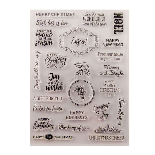 Poppy Crafts Clear Stamps #456 - Joy to the World