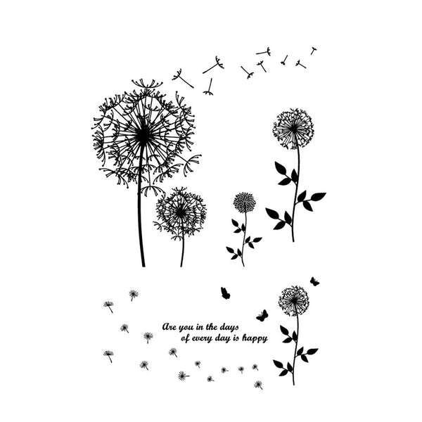 Poppy Crafts Clear Stamps #471 - Dandelion