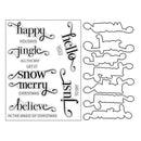 Poppy Crafts Cutting Dies & Stamp Set #122 - Bold Sentiments #1