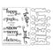 Poppy Crafts Cutting Dies & Stamp Set #122 - Bold Sentiments #1