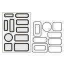 Poppy Crafts Cutting Dies & Stamp Set #140 - Bold Labels #2
