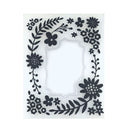 Poppy Crafts Embossing Folder with Die Cut - Cute Flower Frame