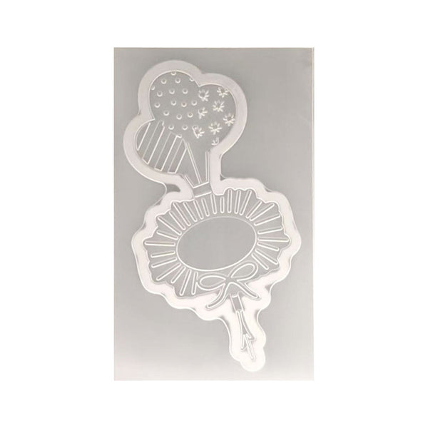 Poppy Crafts Embossing Folder with Die Cut - Balloon Bouquet