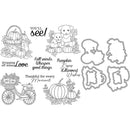 Poppy Crafts Cutting Dies & Stamp Set