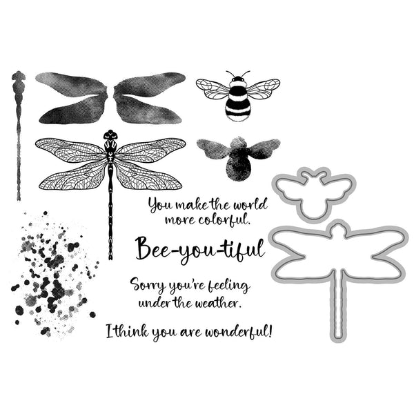 Poppy Crafts Cutting Dies & Stamp Set #167 - I Think You are Wonderful