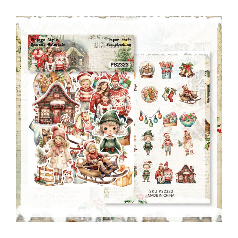 Poppy Crafts Festive Sticker Pack - Festive Family