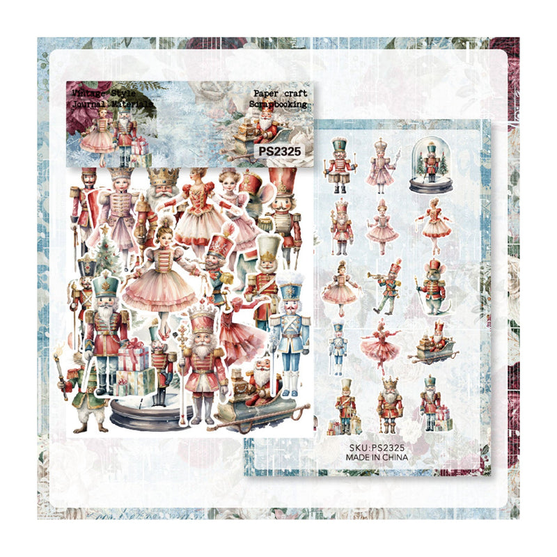 Poppy Crafts Festive Sticker Pack - The Nutcracker