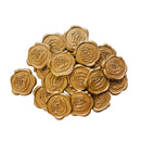 Poppy Crafts Wax Seal Sticker Pack #11 - Gold Rose #3