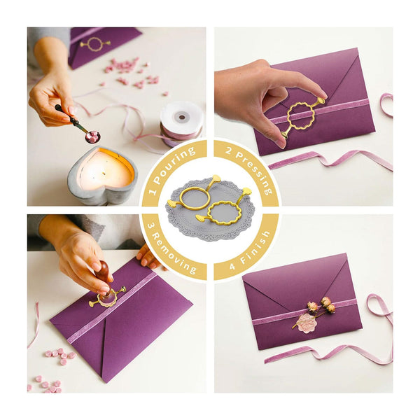 Poppy Crafts Wax Seal Kit - Molds & Mat