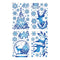 Poppy Crafts Window Stickers #11 - Christmas Collection - Blue Reindeer