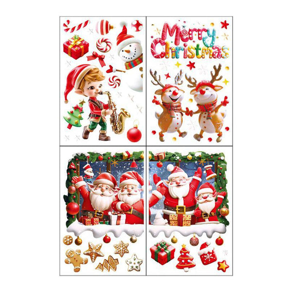 Poppy Crafts Window Stickers #12 - Christmas Collection - Cute Christmas