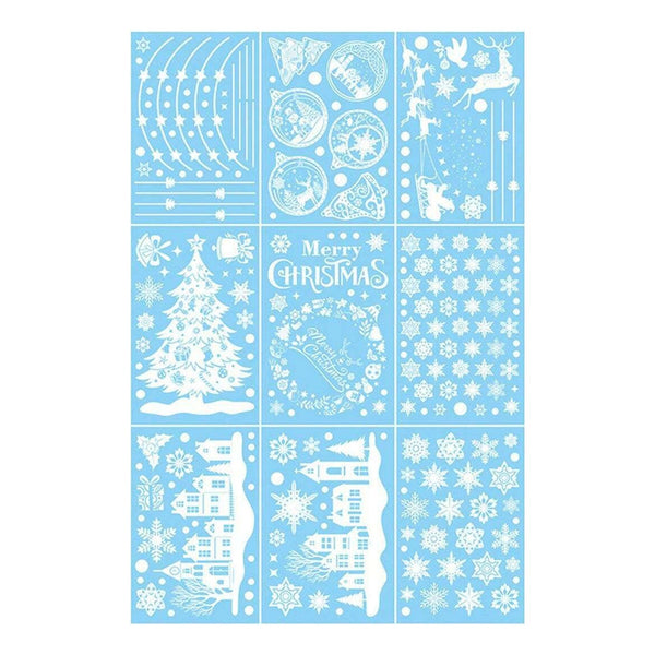 Poppy Crafts Window Stickers #16 - Christmas Collection - Winter Town