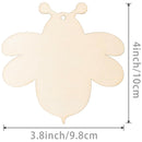 Poppy Crafts Wooden Ornaments Set - Buzzy Bee