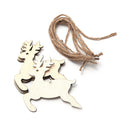 Poppy Crafts Wooden Ornaments Set - Christmas Collection -Reindeer