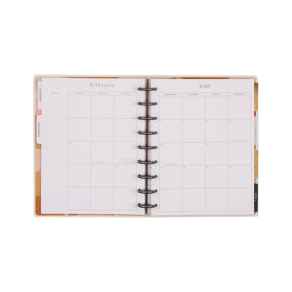 Happy Planner Classic 12 Month Disc Bound Dated Planner Rustic Roots