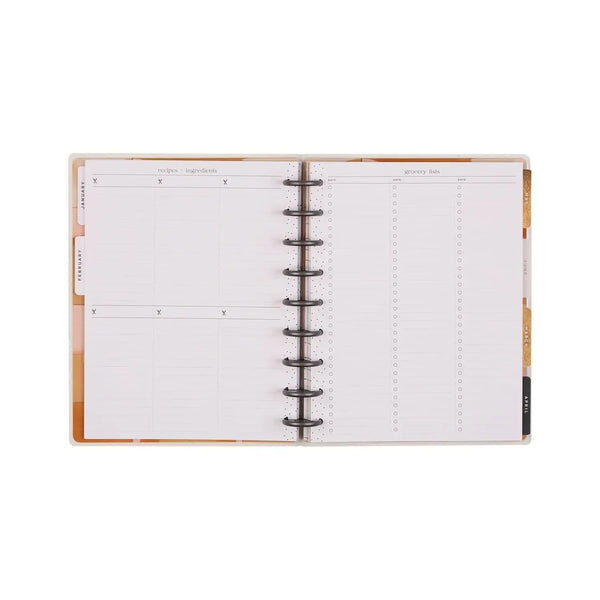Happy Planner Classic 12 Month Disc Bound Dated Planner Rustic Roots