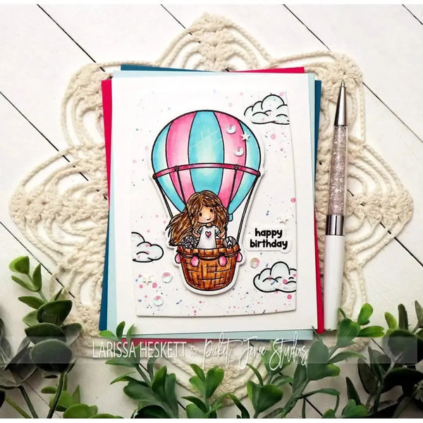 Picket Fence Studios Clear Stamp Set - Freckle Friends: Climbing Calliope*