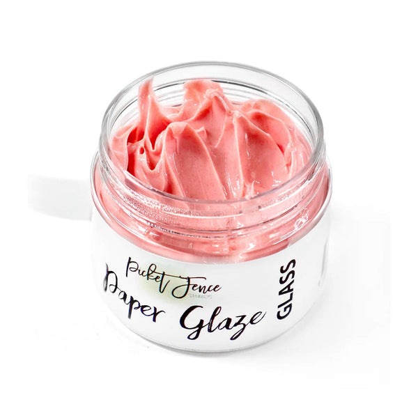 Picket Fence Studios Paper Glaze Glass - Petal Pink*