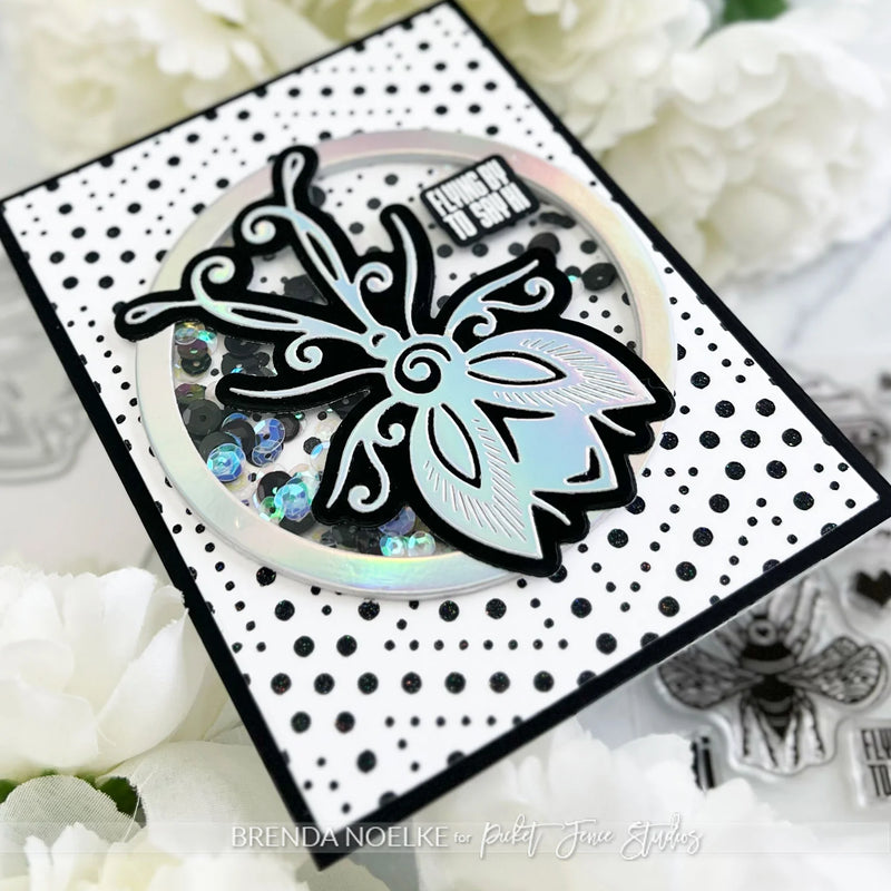 Picket Fence Studios Paper Glaze Luxe - Black Eyeliner*