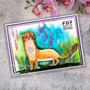 Pink Ink Designs 6"x 8" Clear Stamp Set - Fauna Series - Stoatally Yours*
