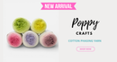 Poppy Crafts Cotton Phasing Cake Yarn 230g - Lavender