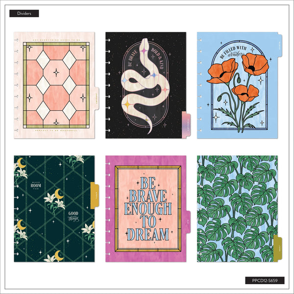 Me & My Big Ideas - 2026–2027 SPECIALTY Tinted Mosaic Customizable Planner Classic Dashboard Layout - 12 Months