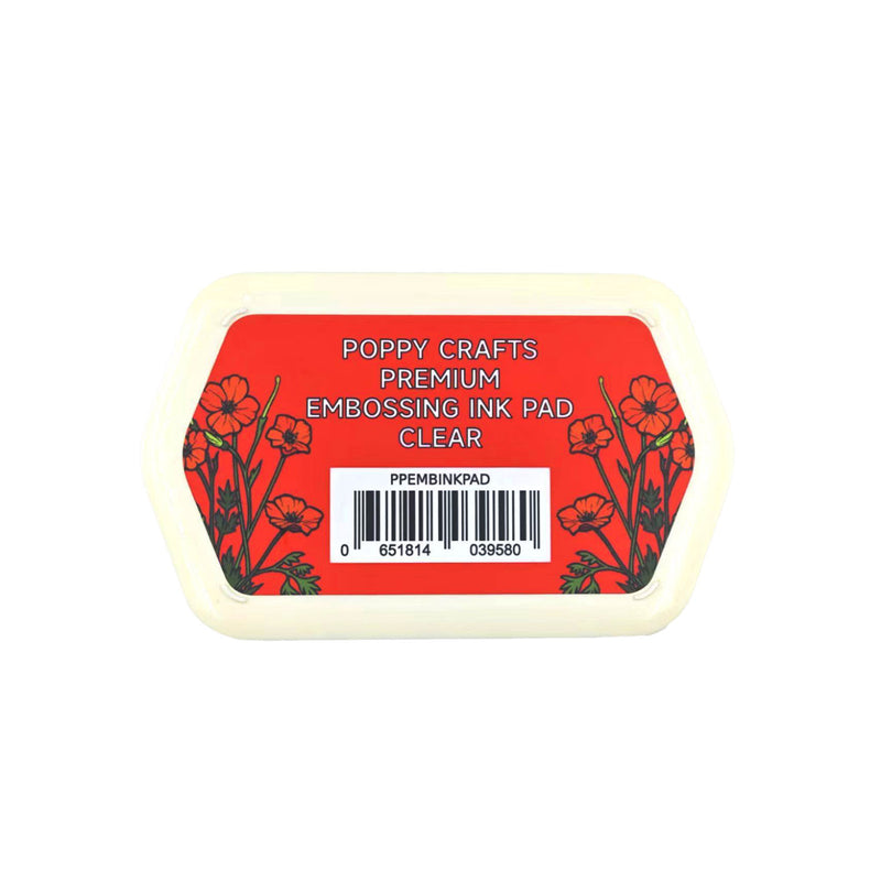 Poppy Crafts Premium Clear Embossing Ink Pad