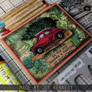 Tim Holtz Cling Stamps 7"X8.5" - Home For Christmas