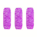 Poppy Crafts Velour Yarn 100g 3 Pack - Purple