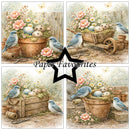 Paper Favourites 6" x 6" Single Sided Paper Pack - Bird House