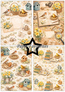 Paper Favourites A5 Single Sided Paper Pack - Bird Nest