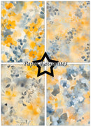 Paper Favourites A5 Single Sided Paper Pad - Watercolour Flowers