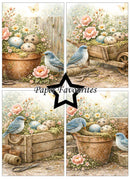 Paper Favourites A6 Single Sided Paper Pad - Bird House
