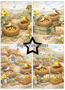 Paper Favourites A6 Single Sided Paper Pad - Bird Nest