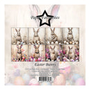 Packaging of Easter Bunny paper pack with images of bunnies and eggs, featuring 'Paper Favourites' branding.