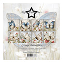 Pack of paper with butterfly designs on a decorative card