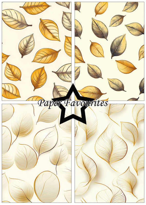 Paper Favourites A5 Single Sided Paper Pad - Leaves