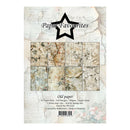 Packaging of 'Paper Favourites' old paper with star logo on a white background